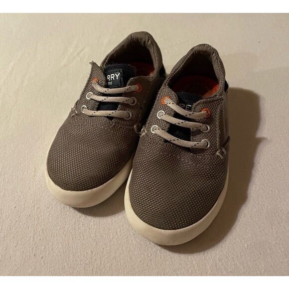 sperry velcro washable boat shoes boys size 7 - Picture 5 of 5